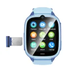 Kids Smartwatch Hoco Y106 4G 730mAh 1.83” LCD GPS Κάμερα με Δυνατότητα Κλήσεων και Μηνυμάτων IPX7 Μπλε | Smartwatches - shopin.gr