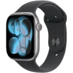 Apple Watch Series 11 5G (2025) Aluminum 46mm GPS eSIM NFC IP6X  Aluminum Case Space Grey με Black Sport Band | Smartwatches - shopin.gr