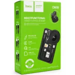 Set Ασύρματου Φορτιστή Hoco CW58 για iWatch 1-9/SE Ultra με Καλώδιο USB-C σε USB-C 15cm και Αντάπτορες USB-A / Lightning | Φορτιστές Wearables - shopin.gr