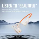 Στερεοφωνικό Ακουστικό Bluetooth Onikuma T37 TWS Neckband Λευκό-Πορτοκαλί | Shopin.gr