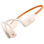Στερεοφωνικό Ακουστικό Bluetooth Onikuma T37 TWS Neckband Λευκό-Πορτοκαλί | Shopin.gr