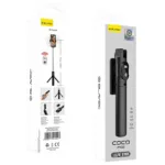Ασύρματο Selfie Stick & Τρίποδο Blavec Coco P02 με Τηλεχειριστήριο για Smartphones Πλάτους 65mm έως 95mm Μαύρο | Shopin.gr