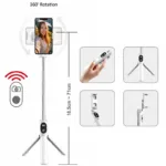 Ασύρματο Selfie Stick & Τρίποδο Blavec Coco P02 με Τηλεχειριστήριο για Smartphones Πλάτους 65mm έως 95mm Λευκό | Shopin.gr
